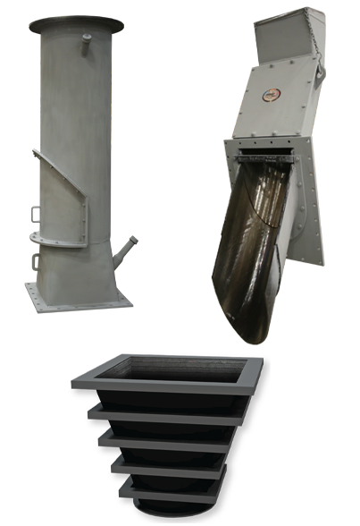 Mill Feed Chutes and Mill Feed Transition Chutes